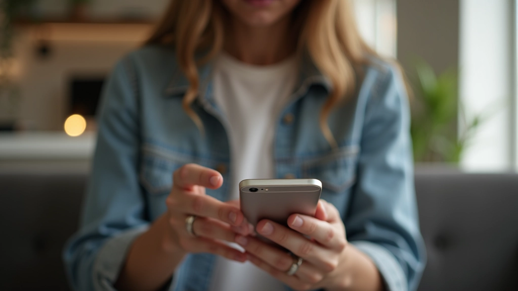 Pessoa a configurar notificações no telemóvel com aplicações listadas no ecrã